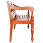 vidaXL Banco Batavia madera maciza de caoba marrón oscuro 98 cm vidaXL Banco Batavia madera maciza de caoba marrón oscuro 98 cm