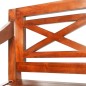 vidaXL Banco Batavia madera maciza de caoba marrón oscuro 98 cm vidaXL Banco Batavia madera maciza de caoba marrón oscuro 98 cm