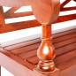 vidaXL Banco Batavia madera maciza de caoba marrón oscuro 98 cm vidaXL Banco Batavia madera maciza de caoba marrón oscuro 98 cm