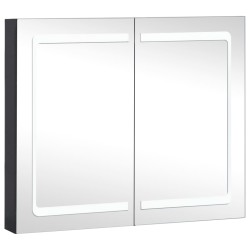 vidaXL Mueble de baño con espejo LED 80x12,2x68 cm