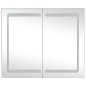 vidaXL Mueble de baño con espejo LED 80x12,2x68 cm vidaXL Mueble de baño con espejo LED 80x12,2x68 cm
