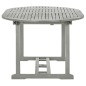 vidaXL Mesa de jardín madera maciza de acacia gris 200x100x75 cm vidaXL Mesa de jardín madera maciza de acacia gris 200x100x75 cm