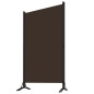 vidaXL Biombo divisor de 3 paneles marrón 260x180 cm vidaXL Biombo divisor de 3 paneles marrón 260x180 cm
