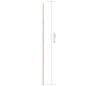 vidaXL Poste de toldo de vela de acero galvanizado 200 cm vidaXL Poste de toldo de vela de acero galvanizado 200 cm