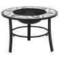 vidaXl Brasero de mosaico cerámica verde 68 cm vidaXl Brasero de mosaico cerámica verde 68 cm
