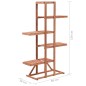 vidaXL Soporte para plantas de madera de cedro 86x36x139 cm vidaXL Soporte para plantas de madera de cedro 86x36x139 cm