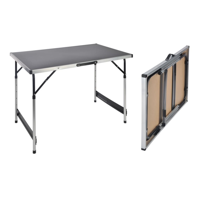 HI Mesa plegable de aluminio 100x60x94 cm HI Mesa plegable de aluminio 100x60x94 cm