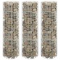 vidaXL Arriate gaviones circular 3 uds acero galvanizado Ø30x100 cm vidaXL Arriate gaviones circular 3 uds acero galvanizado Ø30x100 cm