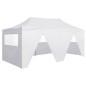 vidaXL Carpa plegable profesional con 4 paredes acero blanco 3x6 m vidaXL Carpa plegable profesional con 4 paredes acero blanco 3x6 m