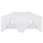 vidaXL Carpa plegable profesional con 4 paredes acero blanco 3x6 m vidaXL Carpa plegable profesional con 4 paredes acero blanco 3x6 m