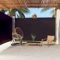 vidaXL Toldo lateral retráctil negro 220x600 cm vidaXL Toldo lateral retráctil negro 220x600 cm
