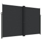 vidaXL Toldo lateral retráctil negro 220x600 cm vidaXL Toldo lateral retráctil negro 220x600 cm