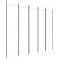 vidaXL Biombo divisor de 5 paneles de tela blanco 250x200 cm vidaXL Biombo divisor de 5 paneles de tela blanco 250x200 cm