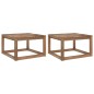 vidaXL Mesas de palets de jardín 2 uds madera impregnada 60x60x36,5 cm vidaXL Mesas de palets de jardín 2 uds madera impregnada 60x60x36,5 cm