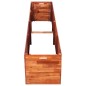 vidaXL Arriate de madera de acacia 200x50x50 cm vidaXL Arriate de madera de acacia 200x50x50 cm