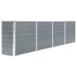 vidaXL Jardinera elevada acero galvanizado gris 320x40x77 cm vidaXL Jardinera elevada acero galvanizado gris 320x40x77 cm
