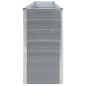 vidaXL Jardinera elevada acero galvanizado gris 320x40x77 cm vidaXL Jardinera elevada acero galvanizado gris 320x40x77 cm