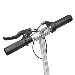 vidaXL Patinete eléctrico negro 120 W