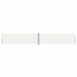 vidaXL Toldo lateral retráctil crema 160x1000 cm