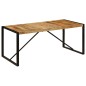 vidaXL Mesa de comedor de madera maciza de mango rugosa 180 cm vidaXL Mesa de comedor de madera maciza de mango rugosa 180 cm