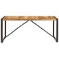vidaXL Mesa de comedor de madera maciza de mango rugosa 180 cm vidaXL Mesa de comedor de madera maciza de mango rugosa 180 cm