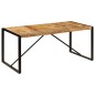 vidaXL Mesa de comedor de madera maciza de mango rugosa 180 cm vidaXL Mesa de comedor de madera maciza de mango rugosa 180 cm