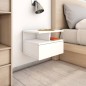 vidaXL Mesita de noche flotantes 2 uds madera contrachapada 40x31x27cm vidaXL Mesita de noche flotantes 2 uds madera contrachapada 40x31x27cm