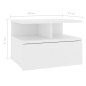 vidaXL Mesita de noche flotantes 2 uds madera contrachapada 40x31x27cm vidaXL Mesita de noche flotantes 2 uds madera contrachapada 40x31x27cm
