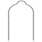 vidaXL Arco de jardín hierro negro 150x34x240 cm vidaXL Arco de jardín hierro negro 150x34x240 cm