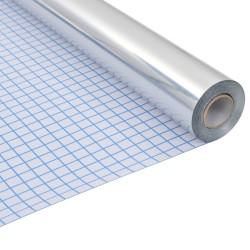 vidaXL Lámina de privacidad de espejo reflectante autoadhesiva 0,9x5 m