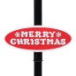 vidaXL Farola de Navidad con Papá Noel PVC negro y rojo 81x40x188 cm vidaXL Farola de Navidad con Papá Noel PVC negro y rojo 81x40x188 cm