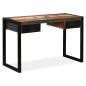 vidaXL Escritorio con 2 cajones madera maciza reciclada 120x50x76 cm vidaXL Escritorio con 2 cajones madera maciza reciclada 120x50x76 cm
