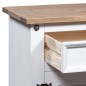 vidaXL Mesita de noche Corona Range pino mexicano blanco 53x39x66 cm vidaXL Mesita de noche Corona Range pino mexicano blanco 53x39x66 cm