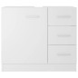 vidaXL Armario para lavabo madera contrachapada blanco 63x30x54 cm vidaXL Armario para lavabo madera contrachapada blanco 63x30x54 cm