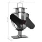 vidaXL Ventilador de estufa accionado por calor 2 aspas negro vidaXL Ventilador de estufa accionado por calor 2 aspas negro