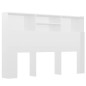 vidaXL Mueble cabecero blanco brillante 160x19x103,5 cm vidaXL Mueble cabecero blanco brillante 160x19x103,5 cm