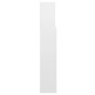 vidaXL Mueble cabecero blanco brillante 160x19x103,5 cm vidaXL Mueble cabecero blanco brillante 160x19x103,5 cm