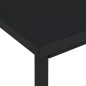 vidaXL Escritorio industrial con cajones acero negro 105x52x75 cm