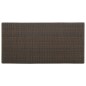 vidaXL Mesa bar estante almacenaje 120x60x110cm ratán sintético marrón vidaXL Mesa bar estante almacenaje 120x60x110cm ratán sintético marrón