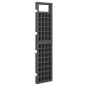 vidaXL Biombo/Enrejado de 4 paneles madera de abeto negro 161x180 cm vidaXL Biombo/Enrejado de 4 paneles madera de abeto negro 161x180 cm