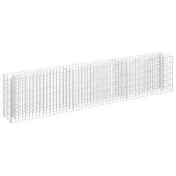 vidaXL Arriate de gaviones de acero galvanizado 270x30x60 cm