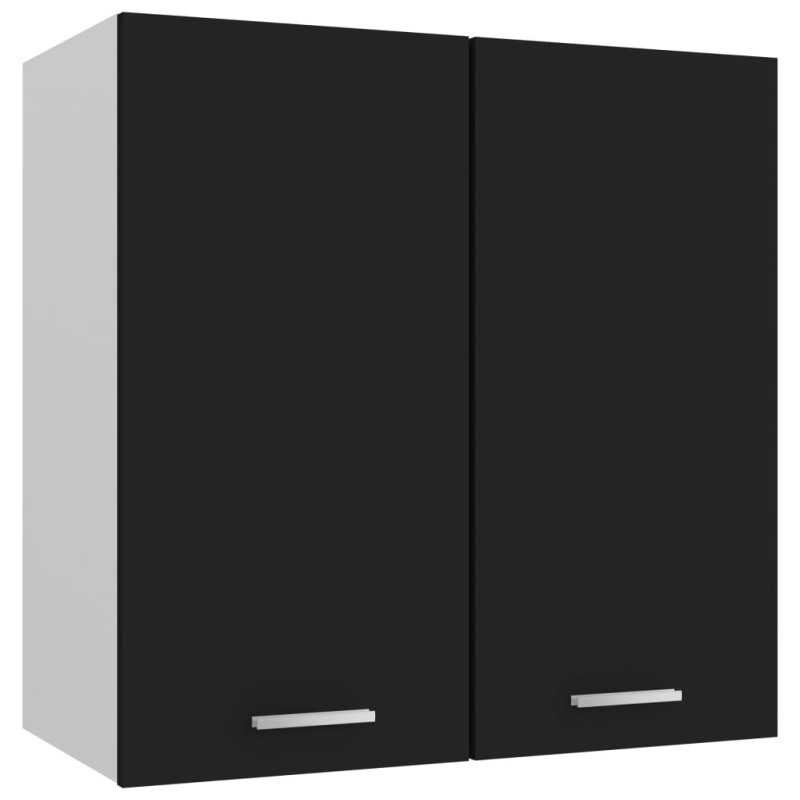 vidaXL Armario colgante de cocina madera ingeniería negra 60x31x60 cm vidaXL Armario colgante de cocina madera ingeniería negra 60x31x60 cm