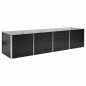 vidaXL Arriate de acero galvanizado gris antracita 320x80x77 cm vidaXL Arriate de acero galvanizado gris antracita 320x80x77 cm