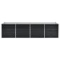 vidaXL Arriate de acero galvanizado gris antracita 320x80x77 cm vidaXL Arriate de acero galvanizado gris antracita 320x80x77 cm
