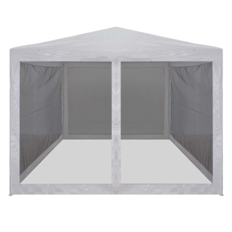 vidaXL Carpa de celebraciones con 4 paredes de malla 3x3 m
