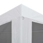 vidaXL Carpa de celebraciones con 4 paredes de malla 3x3 m