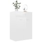 vidaXL Mueble zapatero de contrachapada blanco brillante 60x35x84 cm vidaXL Mueble zapatero de contrachapada blanco brillante 60x35x84 cm