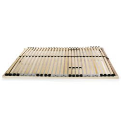 vidaXL Somier de láminas con 28 listones de 7 regiones 120x200 cm