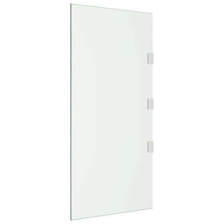 vidaXL Panel lateral para dosel de puerta vidrio templado 50x100 cm