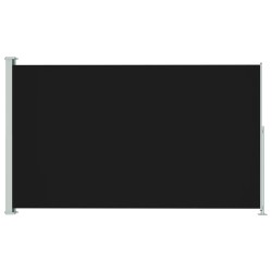 vidaXL Toldo lateral retráctil de jardín negro 180x300 cm